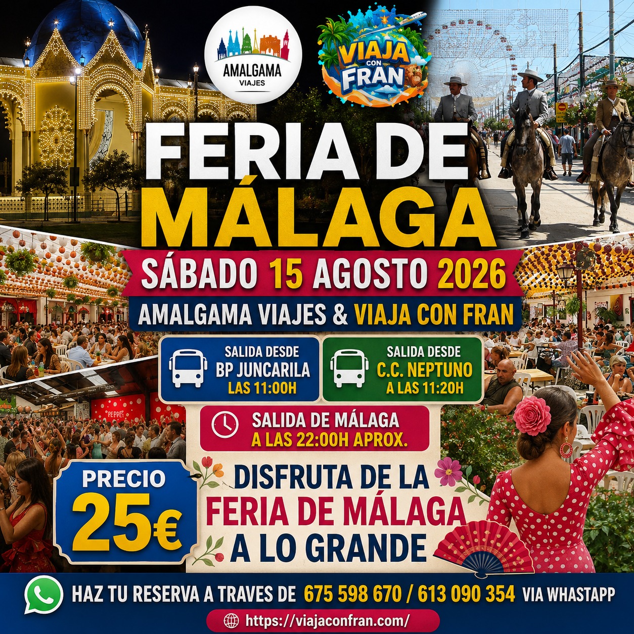 FERIA DE MÁLAGA 15 AGOSTO 2026